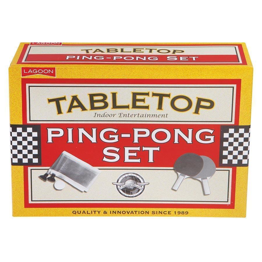 TableTop Ping Pong Set Indoor Entertainment Classic Table Tennis Game