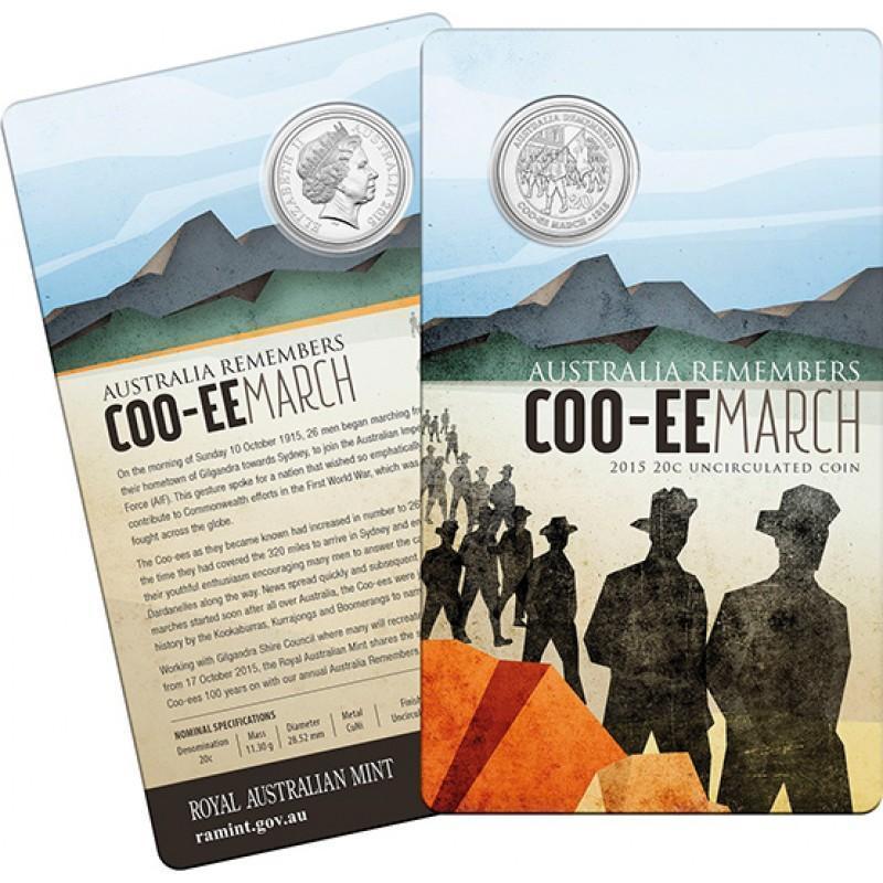 Australia Remembers Coo-ee March Coin