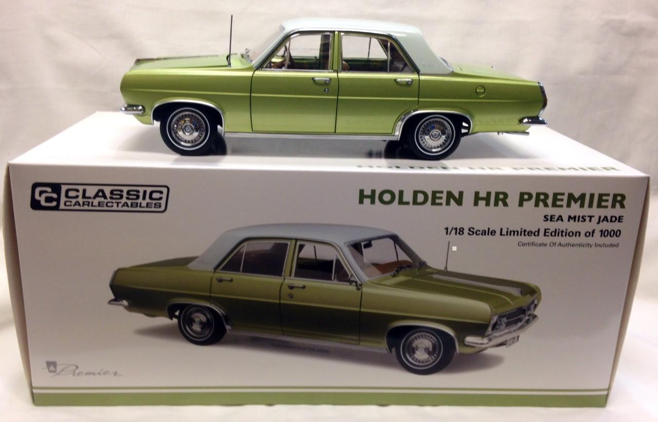 HR Premier Holden Sea Mist Jade Die Cast Model Car 1:18