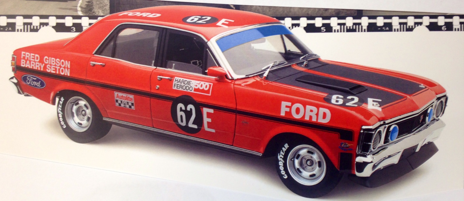 PRE ORDER - Ford XW Falcon GT-HO Phase 3 Fred Gibson & Barry Seton 1970 Die Cast Model Car 1:18