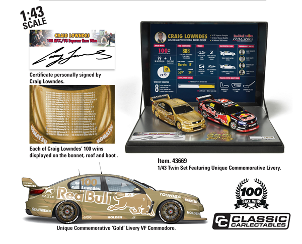 Lowndes 100 Race Wins Twin Pack 1:43