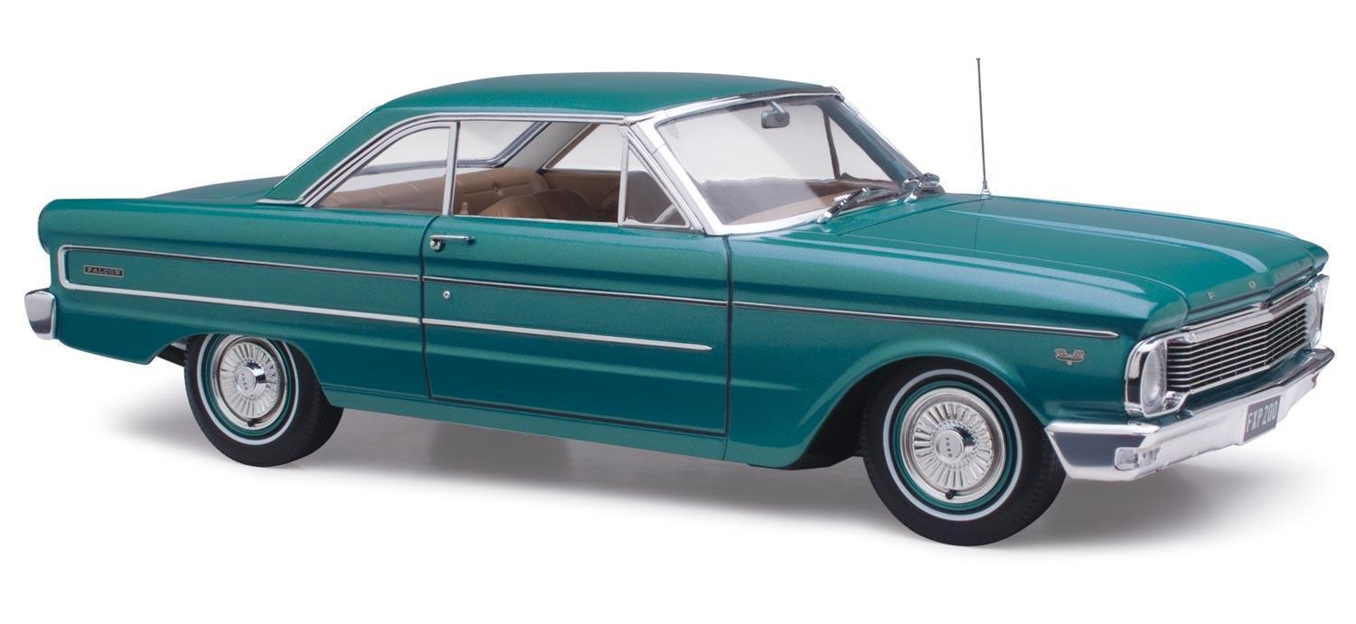 PRE ORDER - 1965 Ford Falcon XP Hardtop Green Velvet With Palomino Interior Die Cast Model Car Solid Car 1:18 (Full price $199.00)