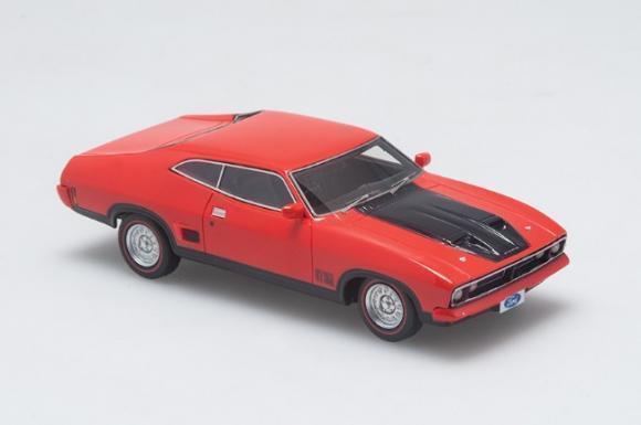 PRE ORDER - Ford XB Falcon Hardtop Red Pepper With Black Trim 1:43 Scale Resin Model Car
