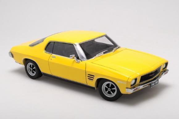 PRE ORDER - Holden HQ Monaro GTS 350 Coupe Yellow Dolly Die Cast Model Car 1:18 (FULL PRICE - $250.00)
