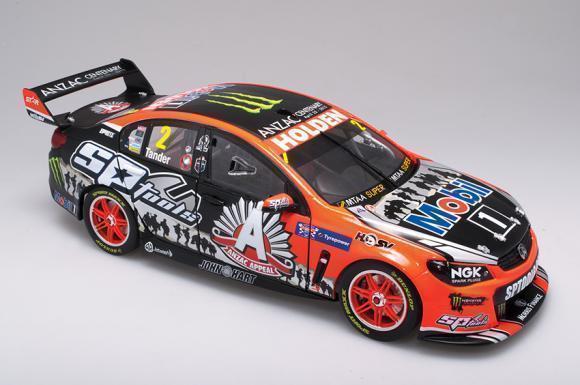 PRE ORDER - Garth Tander 2015 HRT ANZAC Appeal Livery Holden Racing Team #2 VF Commodore V8 Supercar 1:18 Scale Die Cast Model Car (FULL PRICE $195.00)