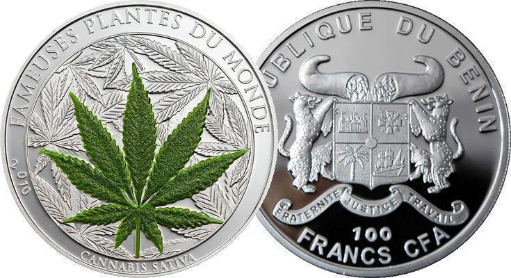 2016 1000Fr Cannabis Curved High Relief 
