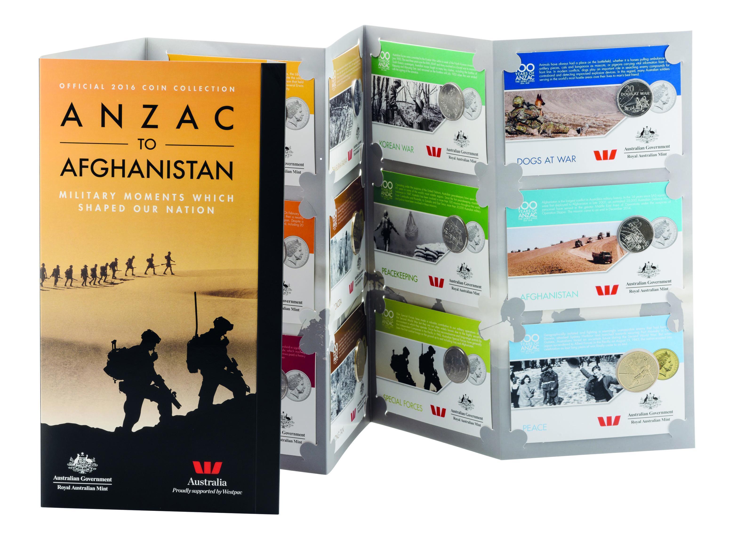 ANZAC to Afghanistan Official Coin Collection