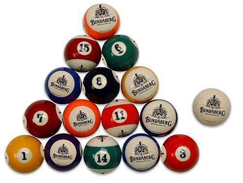Bundaberg Set of 16 Pool Balls