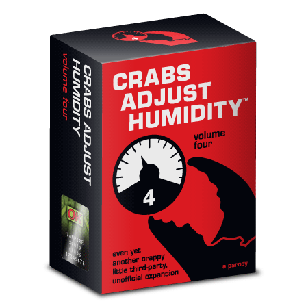 Crabs Adjust Humidity Volume Four - Parody Card Game Third Party Unofficial Expansion Pack