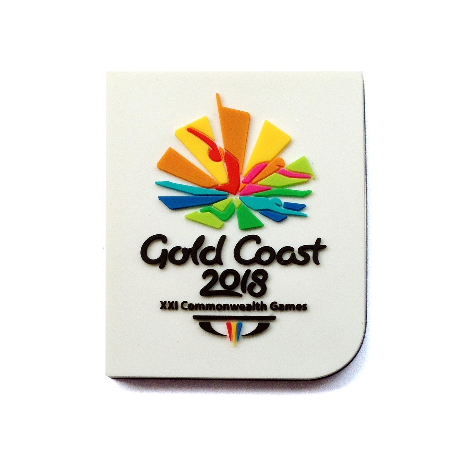 2018 Gold Coast Commonwealth Games Logo Collectable Rubber Fridge Magnet