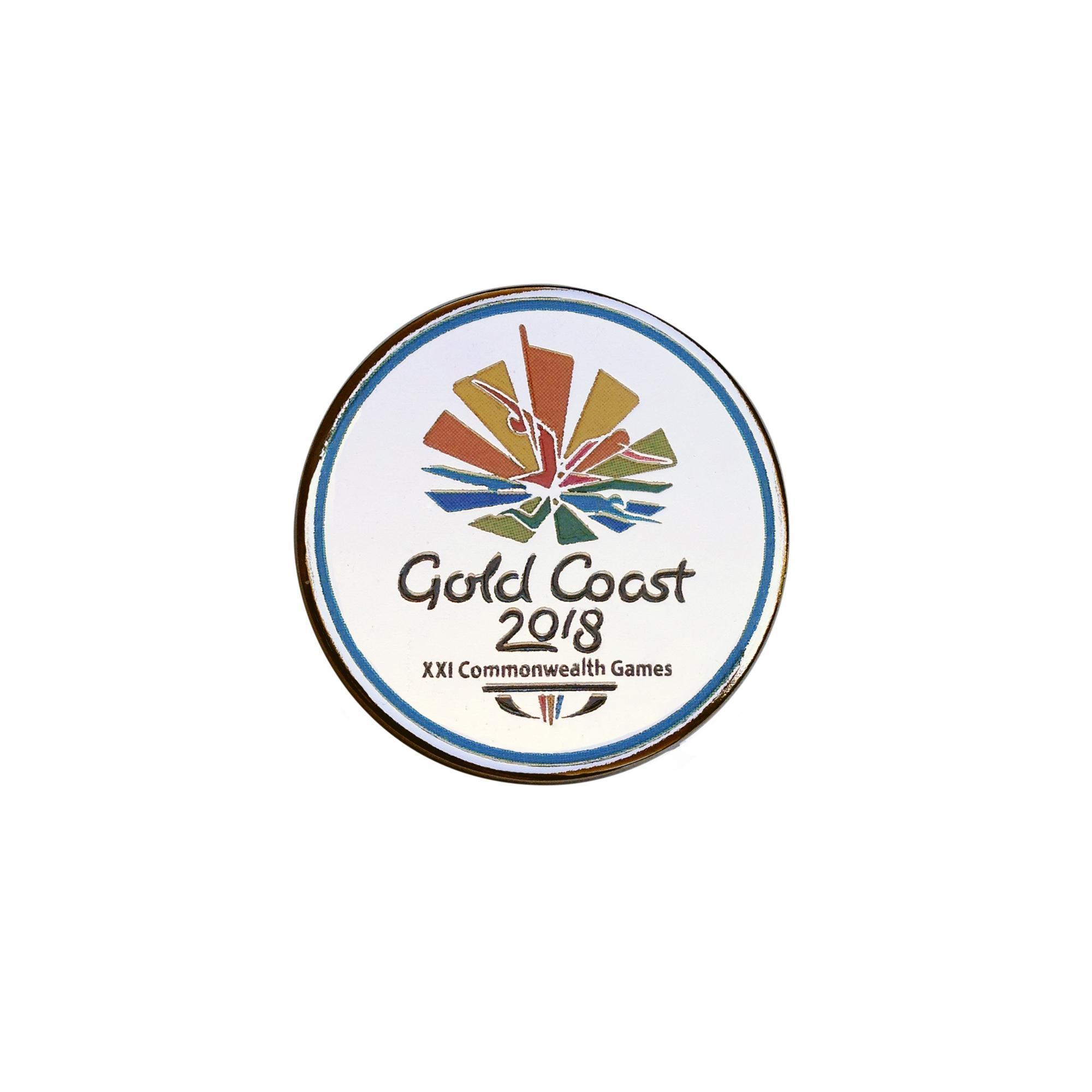 2018 Gold Coast Commonwealth Games Logo Collectable Lapel Hat Tie Pin Badge