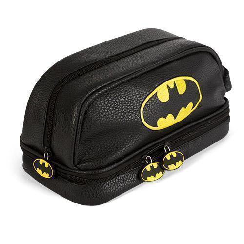 Batman Pu Leather Toiletry Bag