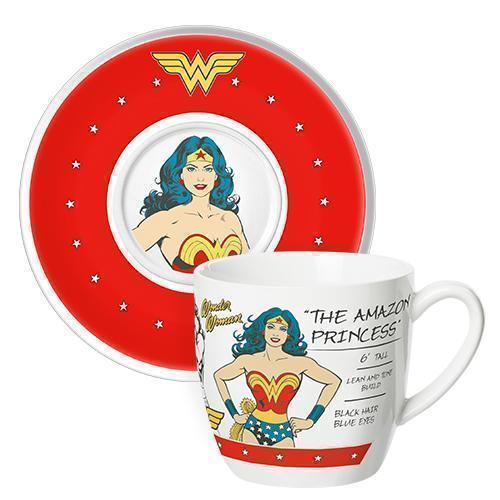 Wonder Woman Mug & Saucer 