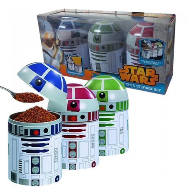 Star Wars Set of 3 Droid Kitchen Storage Set