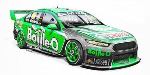 PRE ORDER - 2016 Mark Winterbottom Bottle-O Racing Ford Falcon FG-X 1:18 Scale Die Cast Model Car (Full Price $165.00)