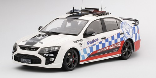 PRE ORDER - Ford FPV GT-F NSW Highway Patrol Police 1:18 Scale Resin Model Car (Full Price $230.00)