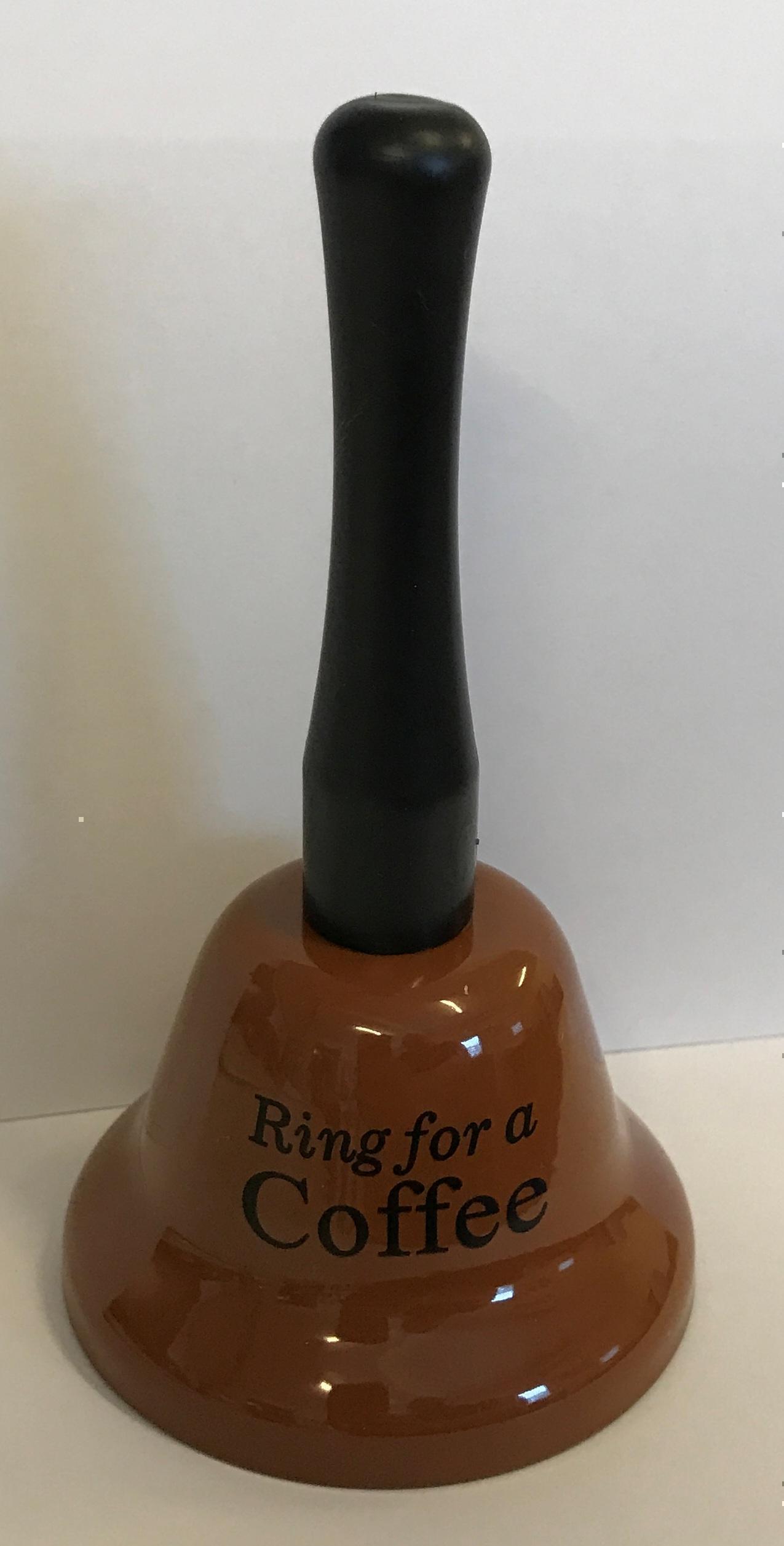 Ring For A Coffee Counter Bell - Novelty Gift