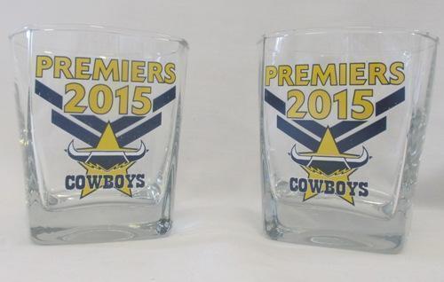 North Queensland Cowboys 2015 NRL Premiers Spirit Glasses Pack