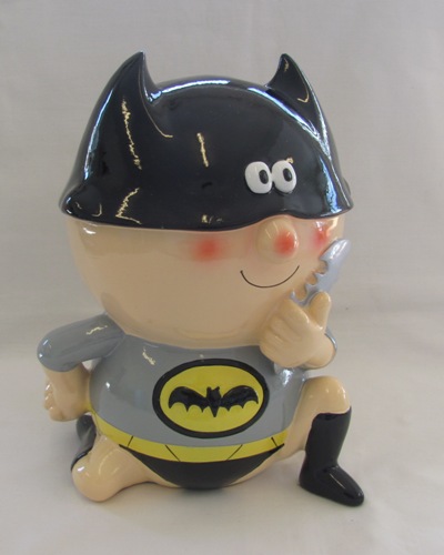 Batman Super Hero Moulded Large Ceramic Money Box Bank Novelty Gift