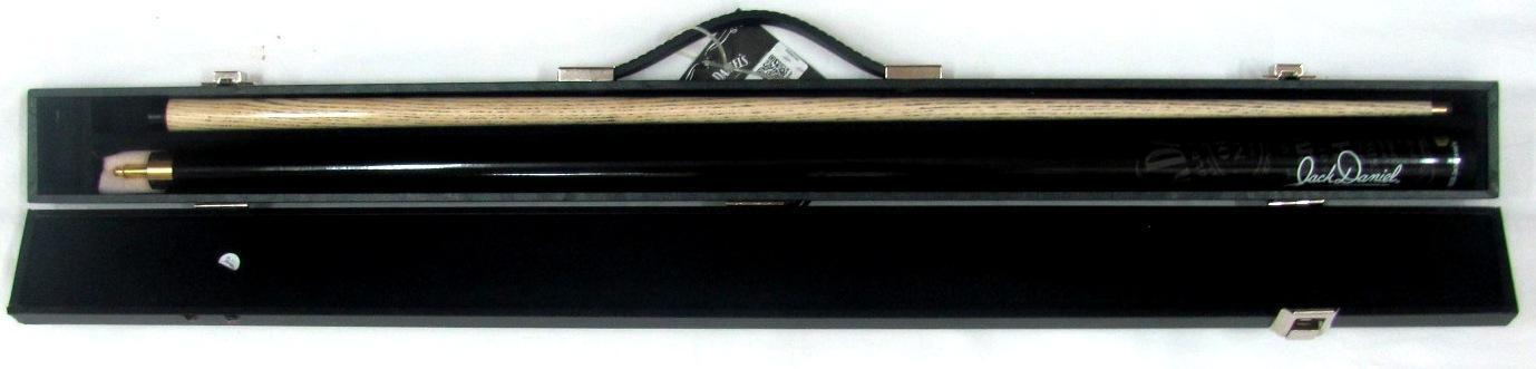 Jack Daniel's JD Whisky Logo Snooker Pool Cue In Hard Carry Case Collectors Gift Idea