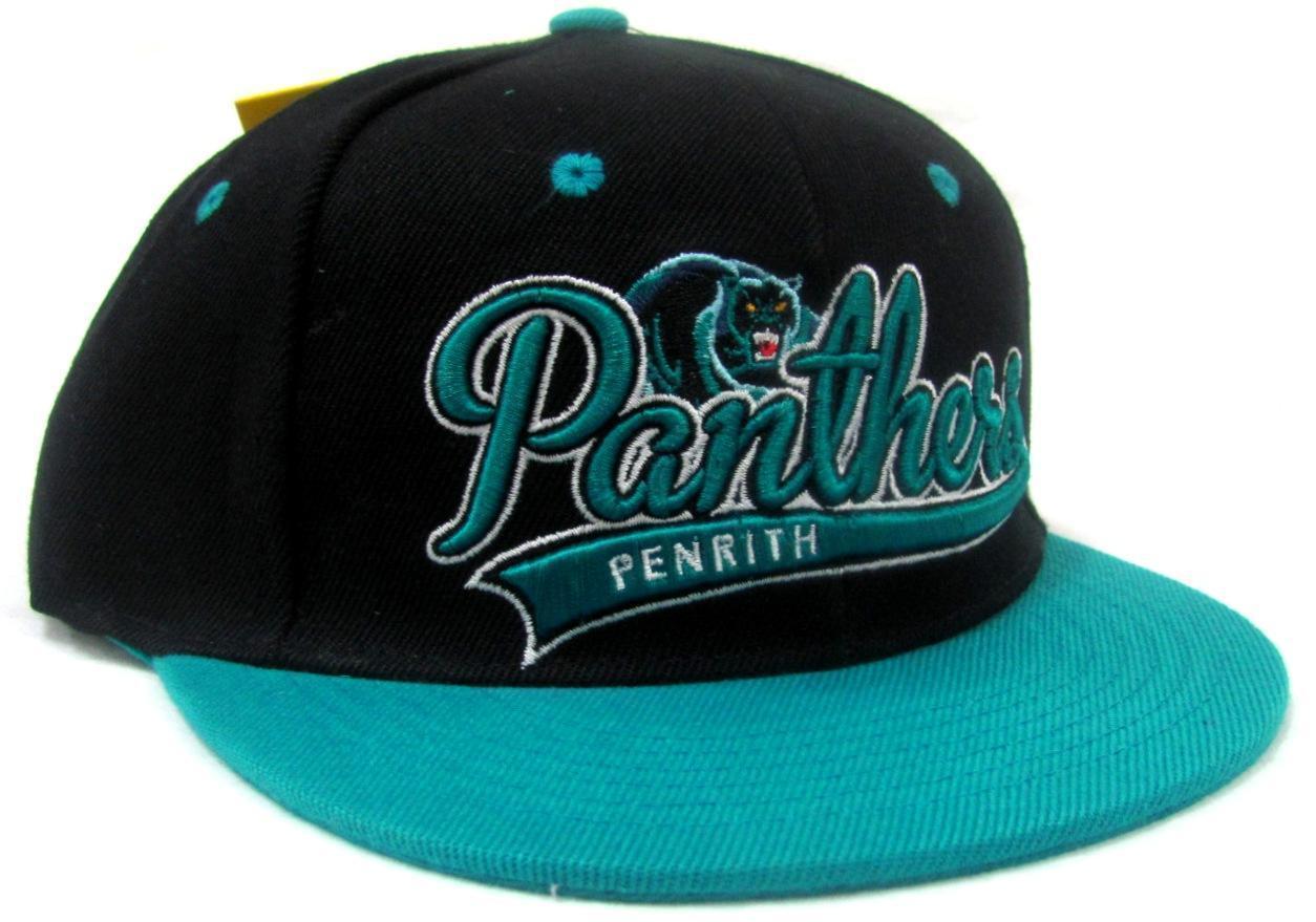 Penrith Panthers NRL Kids Youth Flat Peak Snap Back Cap Hat Adjustable