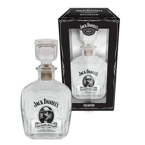 Jack Daniels Cameo Logo 750ml Glass Decanter