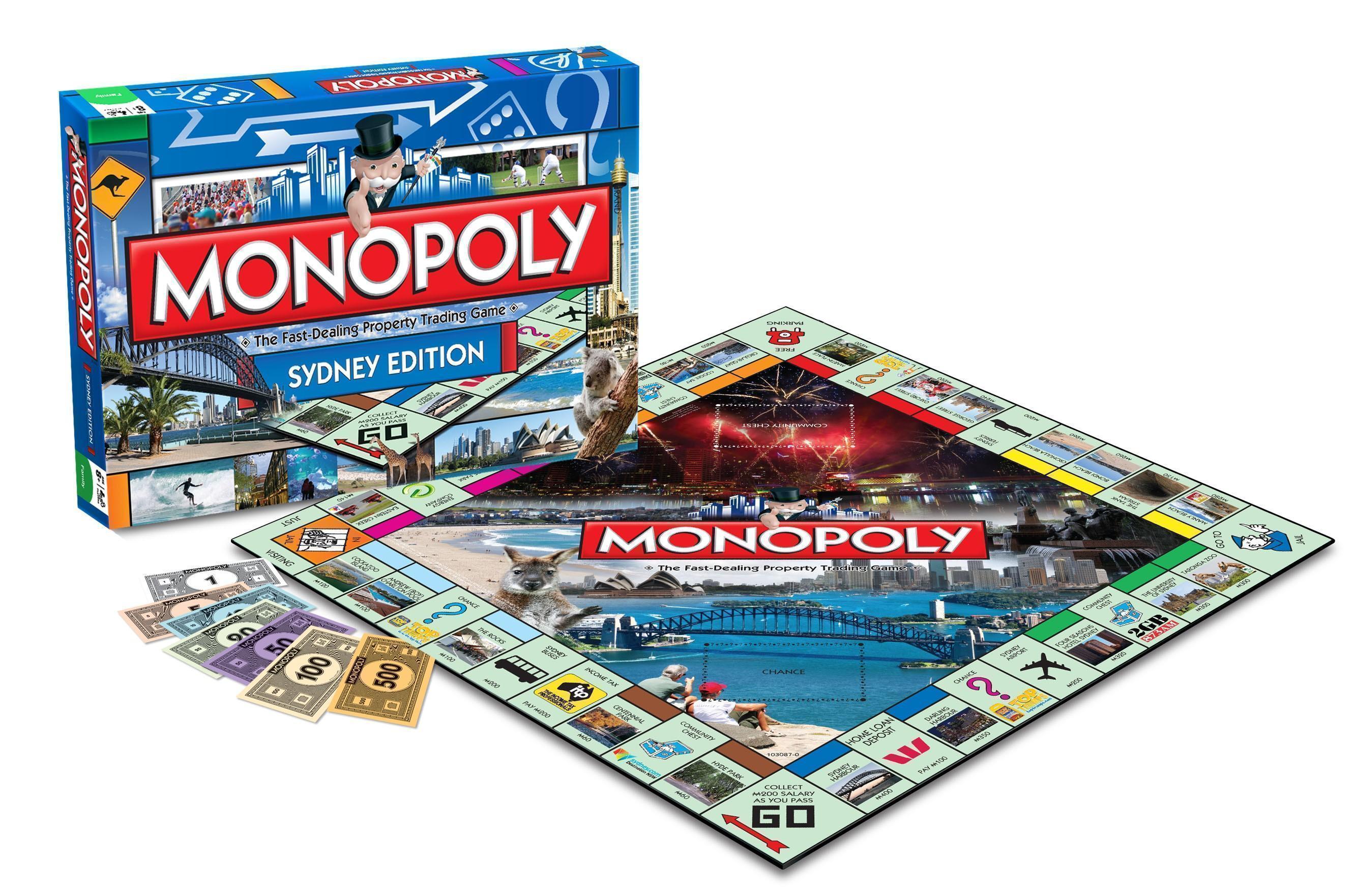 Sydney Collectors Edition Monopoly The Fast Dealing Property Trading Game