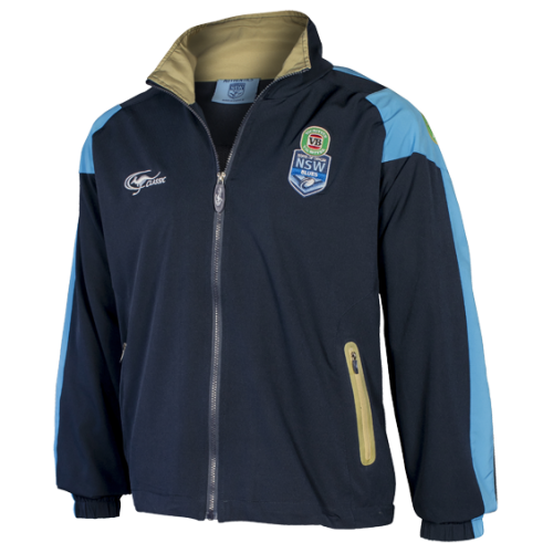 New South Wales Blues State Of Origin 2017 Replica Team Track Jacket Adult Mens SOO NSW