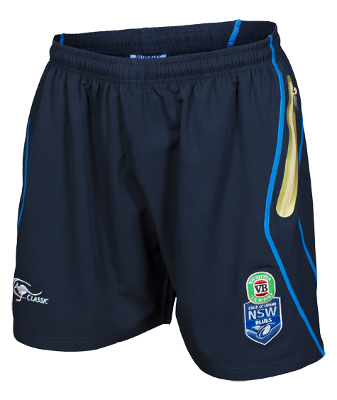 New South Wales Blues State Of Origin NRL 2017 Mens Training Shorts