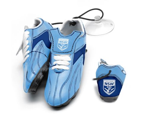 New South Wales NSW Blues State of Origin Suction Cup Car Window Boots Shoes