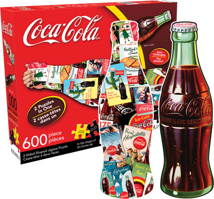 Coca Cola Bottle Shaped Jigsaw Puzzle