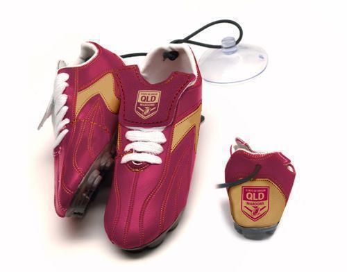 Queensland QLD Maroons State of Origin Suction Cup Car Window Boots Shoes