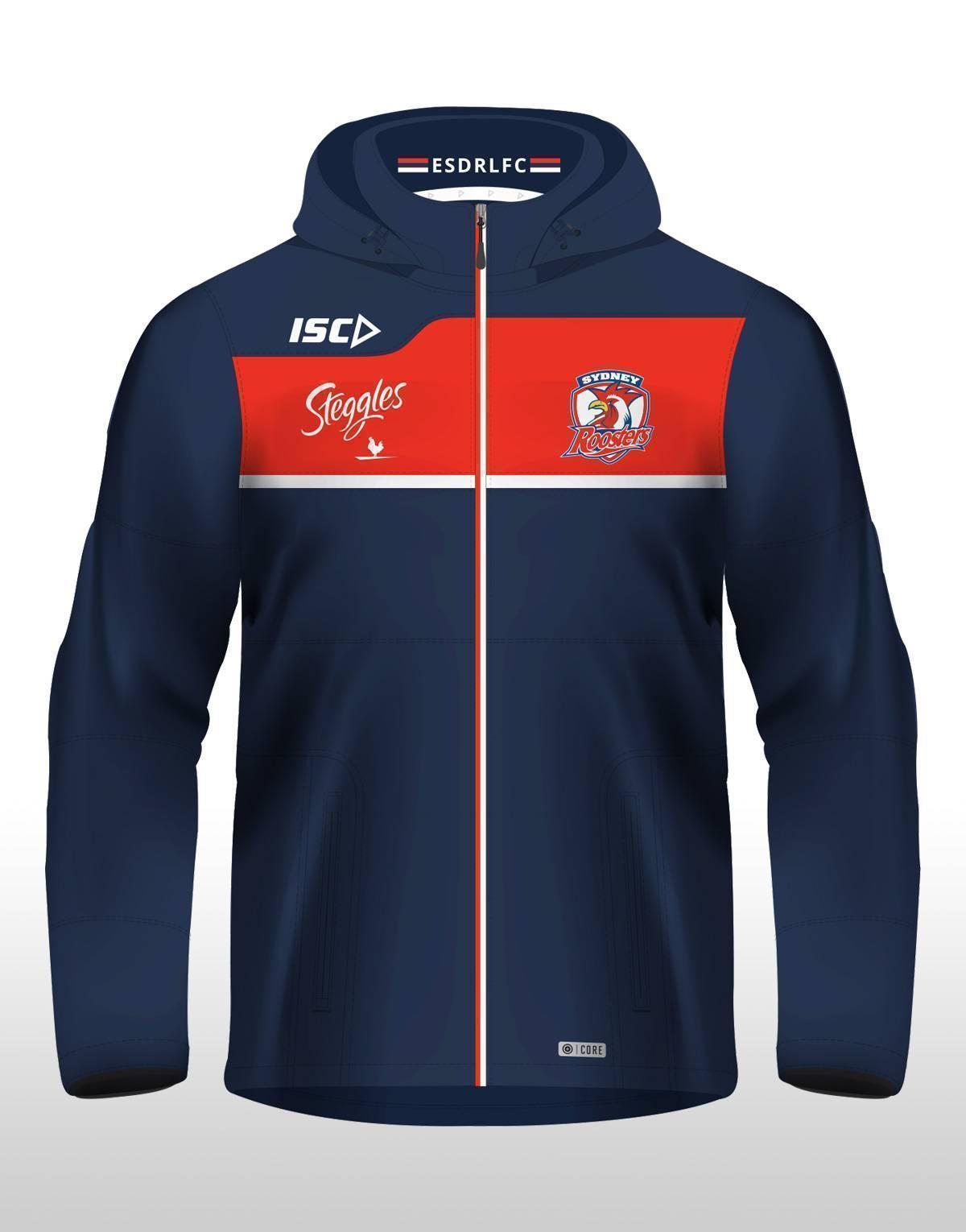 SYDNEY ROOSTERS NRL COACHES JACKET 2015 TEAM OFFICIAL WINTER COAT COACH