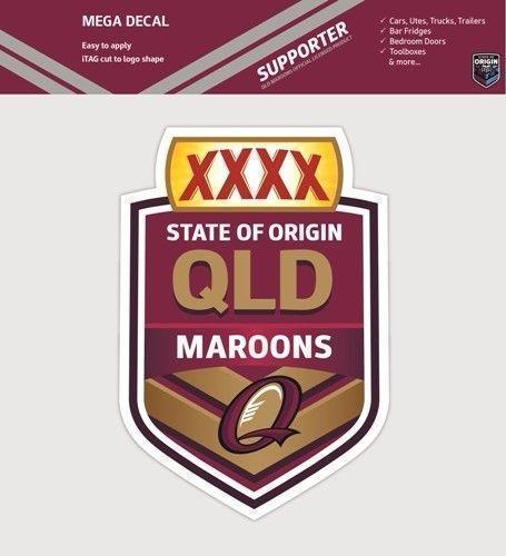 QLD Maroons Car Sticker 