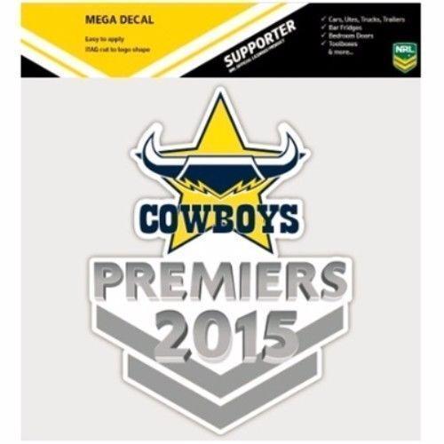 North Cowboys 2015 Premiers NRL Pre Cut Mega Spot Car Sticker