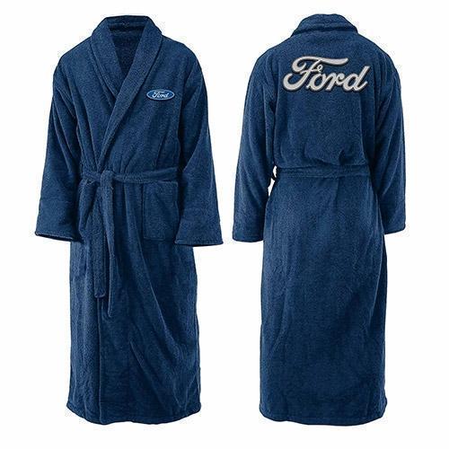 Ford Adult Long Sleeve Polyester Robe Dressing Gown One Size Fits Most