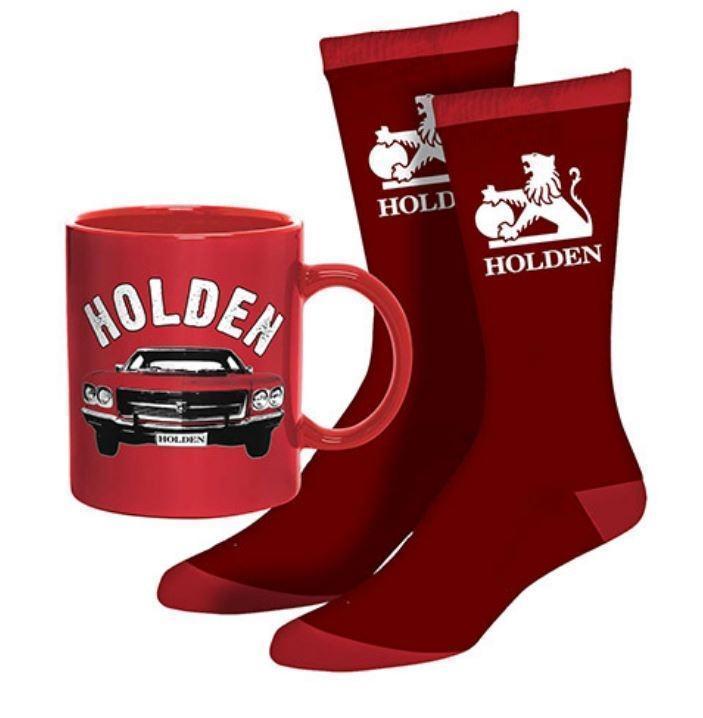 Holden Monaro 330ml Ceramic Coffee Tea Mug Cup And Socks to fit Adult Sock Gift Pack
