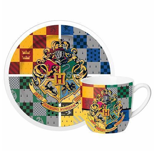 Harry Potter Hogwarts Crest Cup & Saucer Set 