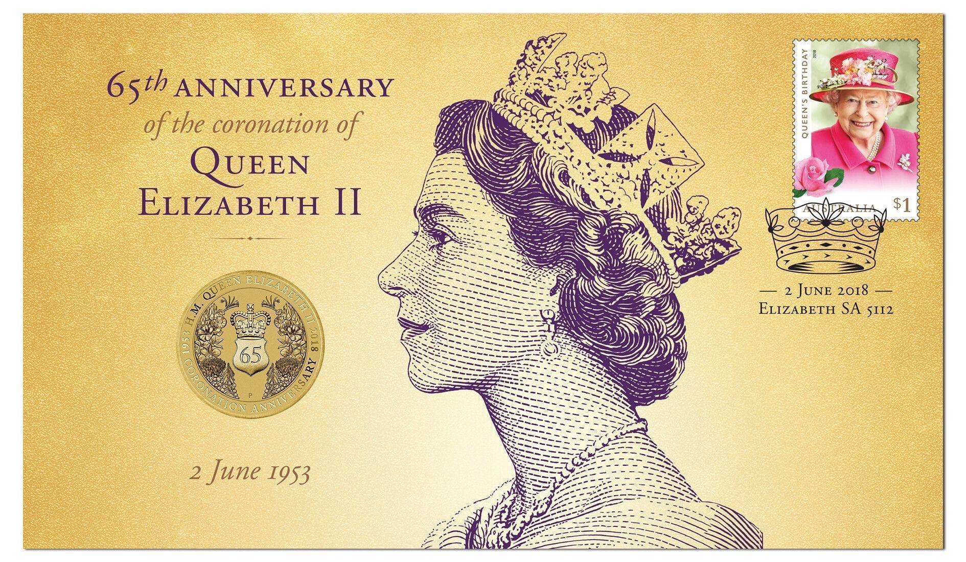 2018 $1 65th Anniversary Of the Queen's Coronation PNC