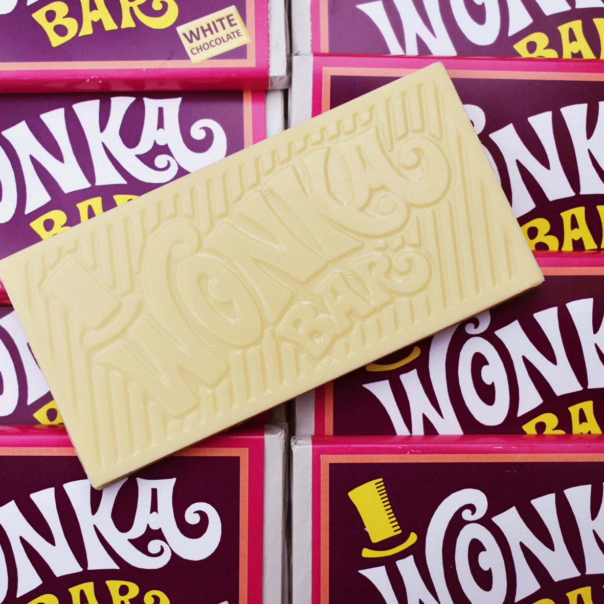 Wonka Bar 50g Edible White Chocolate Bar
