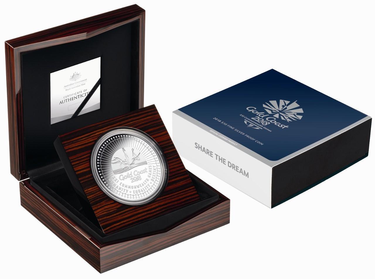 $30 1KG Fine Silver Proof Coin