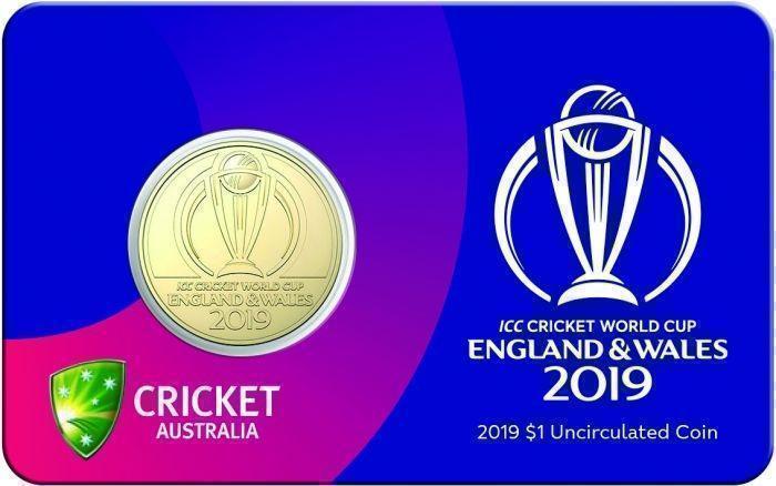 ICC Cricket World Cup 2019 $1 Al-Br Uncirculated Coin