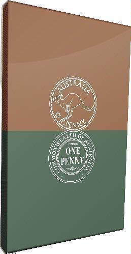 2021 110th Anniversary of the Australian Penny 1911-1964 $1 Copper Uncirculated Two Coin Set Royal Australian Mint RAM