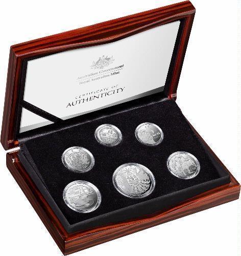 2021 Fine Silver Proof Six Coin Year Set Royal Australian Mint RAM