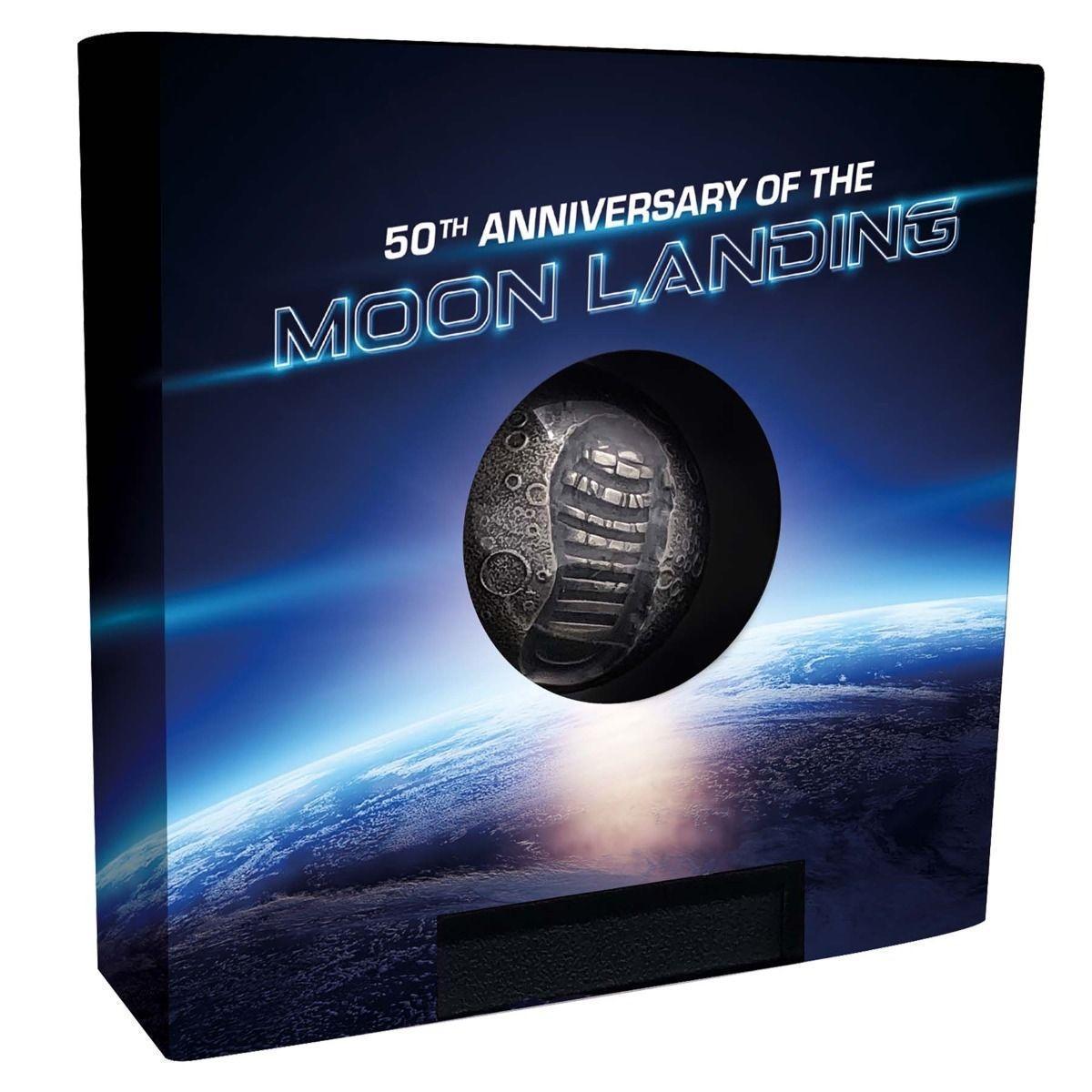Moon Landing 50th Anniversary  2019 $5 Moon Sphere 1oz Silver Proof Coin
