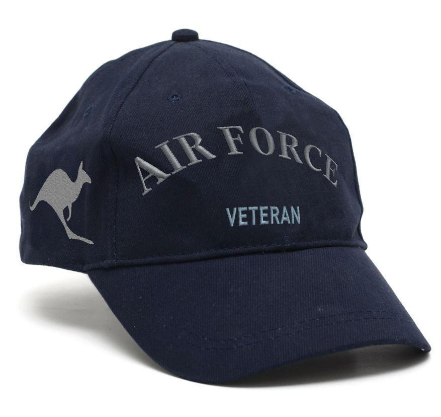 Australian Air Force Veteran Navy Blue Adjustable Hat Cap