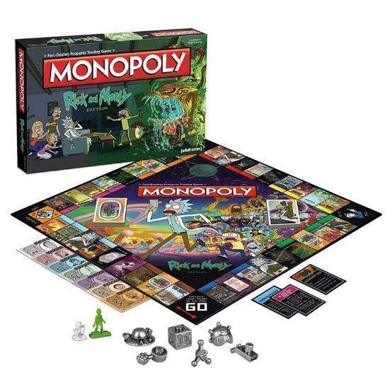 Rick And Morty Edition Monopoly Board Game