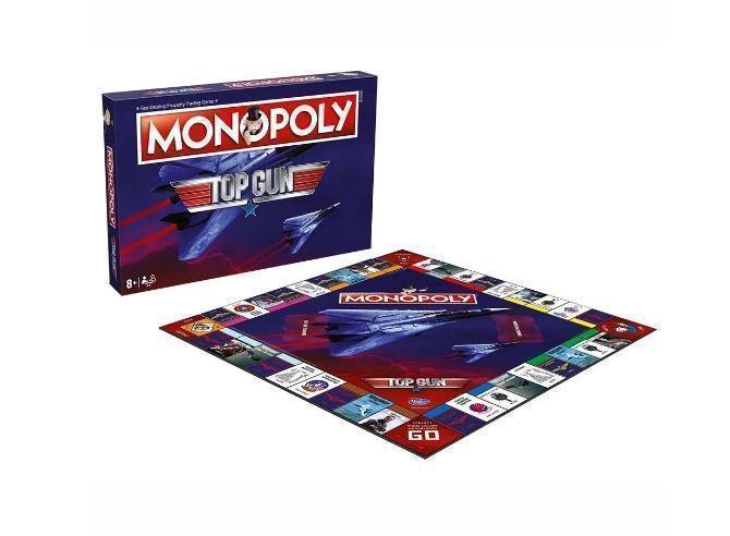 Top Gun Edition Monopoly Board Game Collectors Item Fast Trading Game