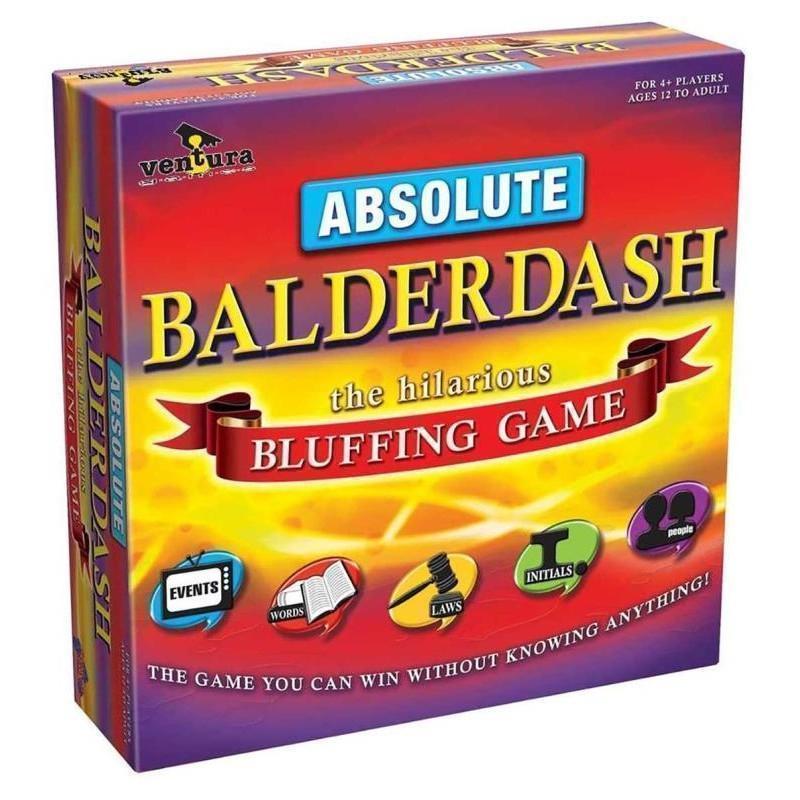Absolute Balderdash The Hilarious Bluffing Board Game Family Fun Activity