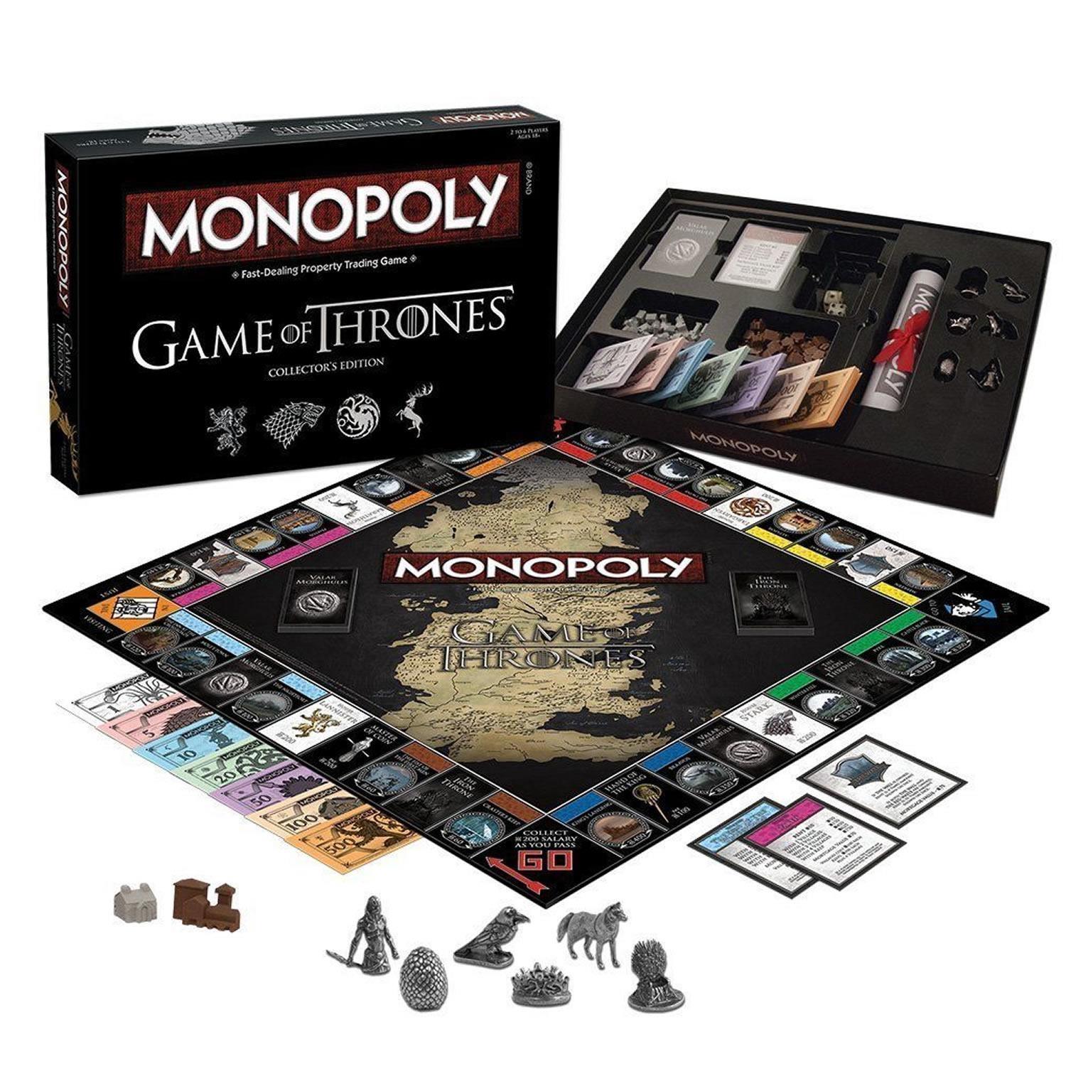 Game Of Thrones Edition Monopoly Board Game